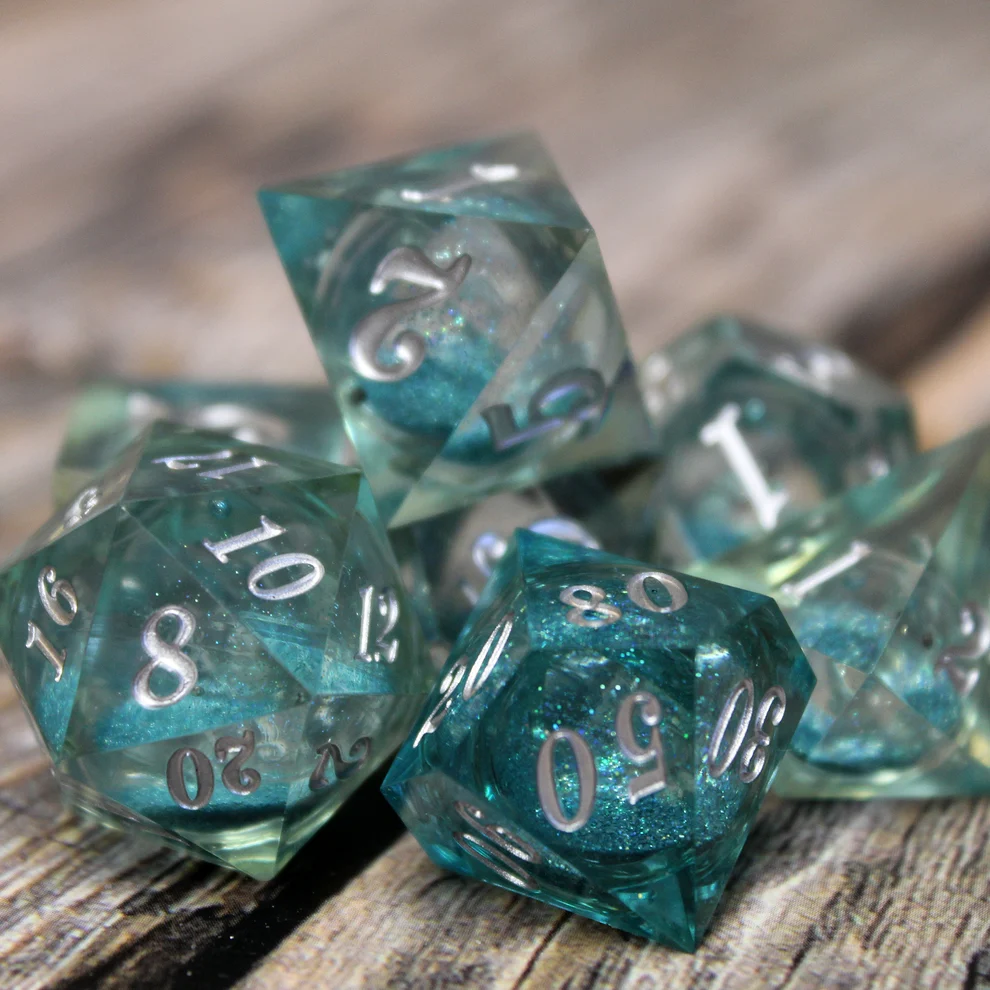 SPEAKEASY LIQUID CORE DICE SET: BLUE HAWAIIAN