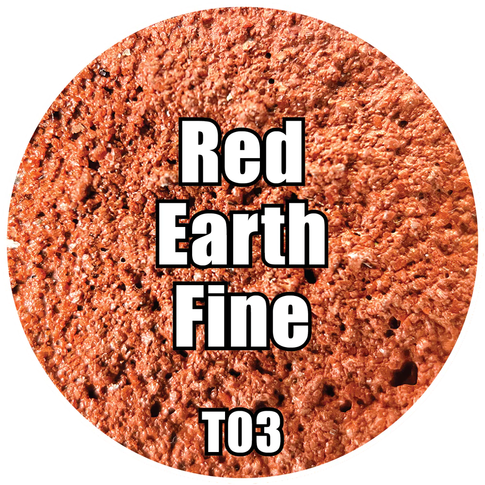 PRO ACRYL BASING TEXTURES - RED EARTH FINE 120ML TUBE
