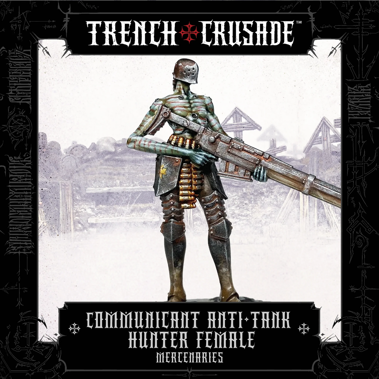 TRENCH CRUSADE MERCENARIES COMMUNICANT ANTI-TANK HUNTER (FEMALE)