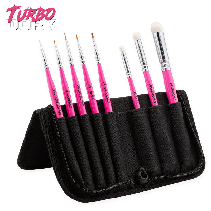 TURBODORK FAULINSKY BRUSH SET W/ STAND CASE
