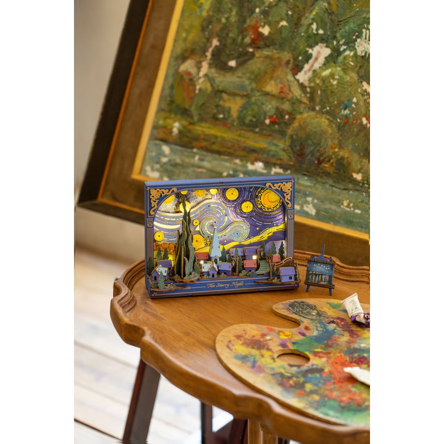THE STARRY NIGHT 3D WOODEN PUZZLE