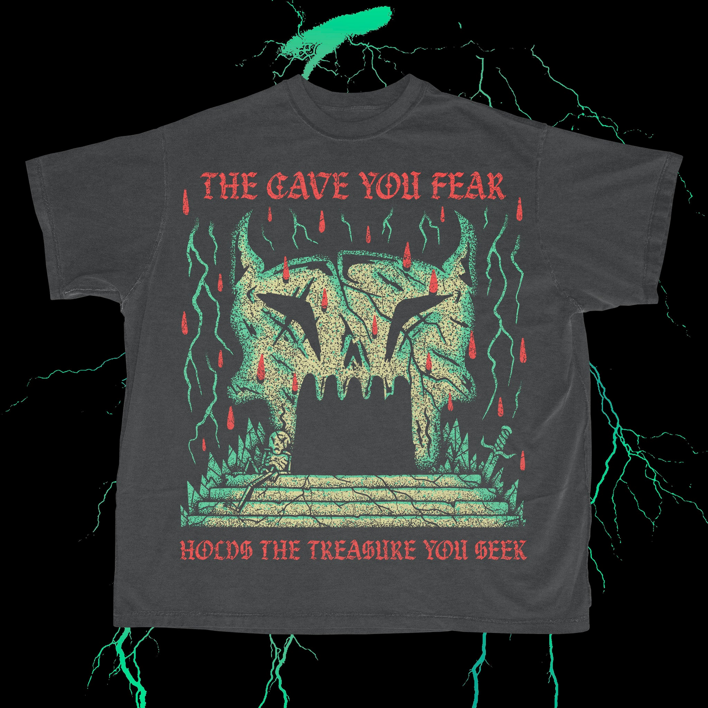 THE CAVE YOU FEAR VINTAGE TEE