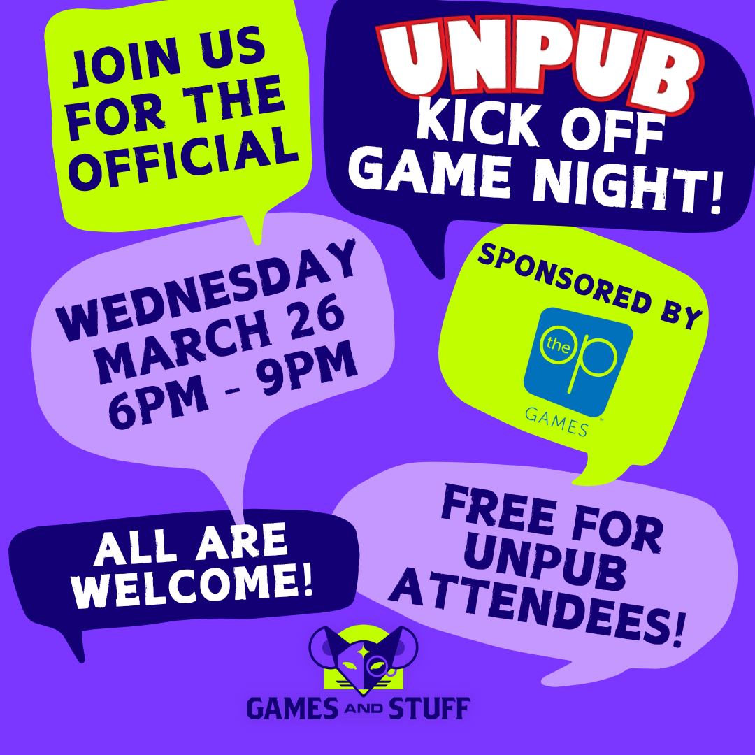 UNPUB KICK OFF GAME NIGHT