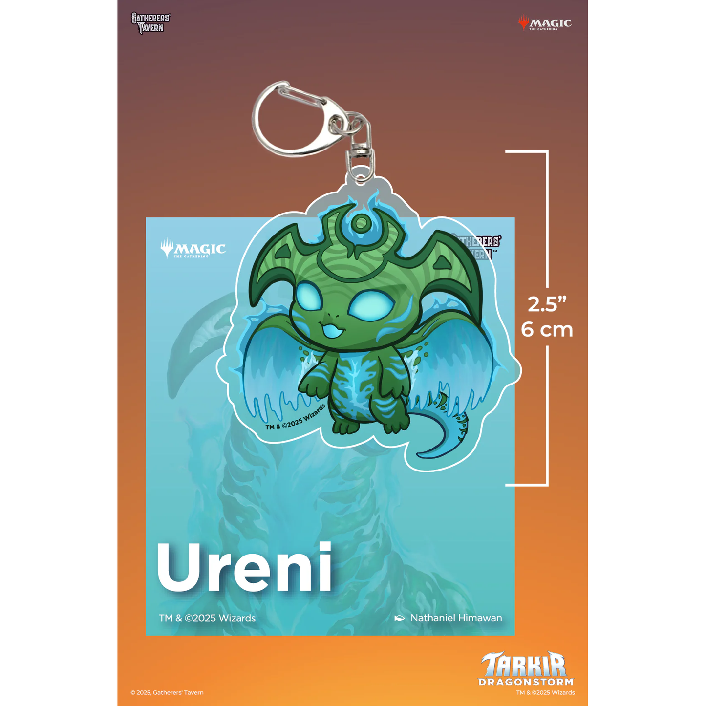 MTG TARKIR DRAGONS ACRYLIC KEYCHAIN