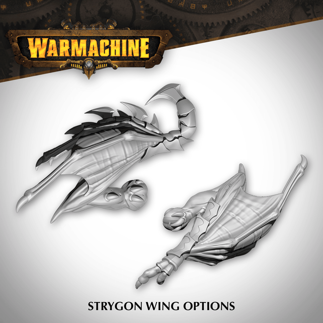 WARMACHINE: DUSK FANE OF NYRRO STRYGON LIGHT WARBEAST OPTIONS