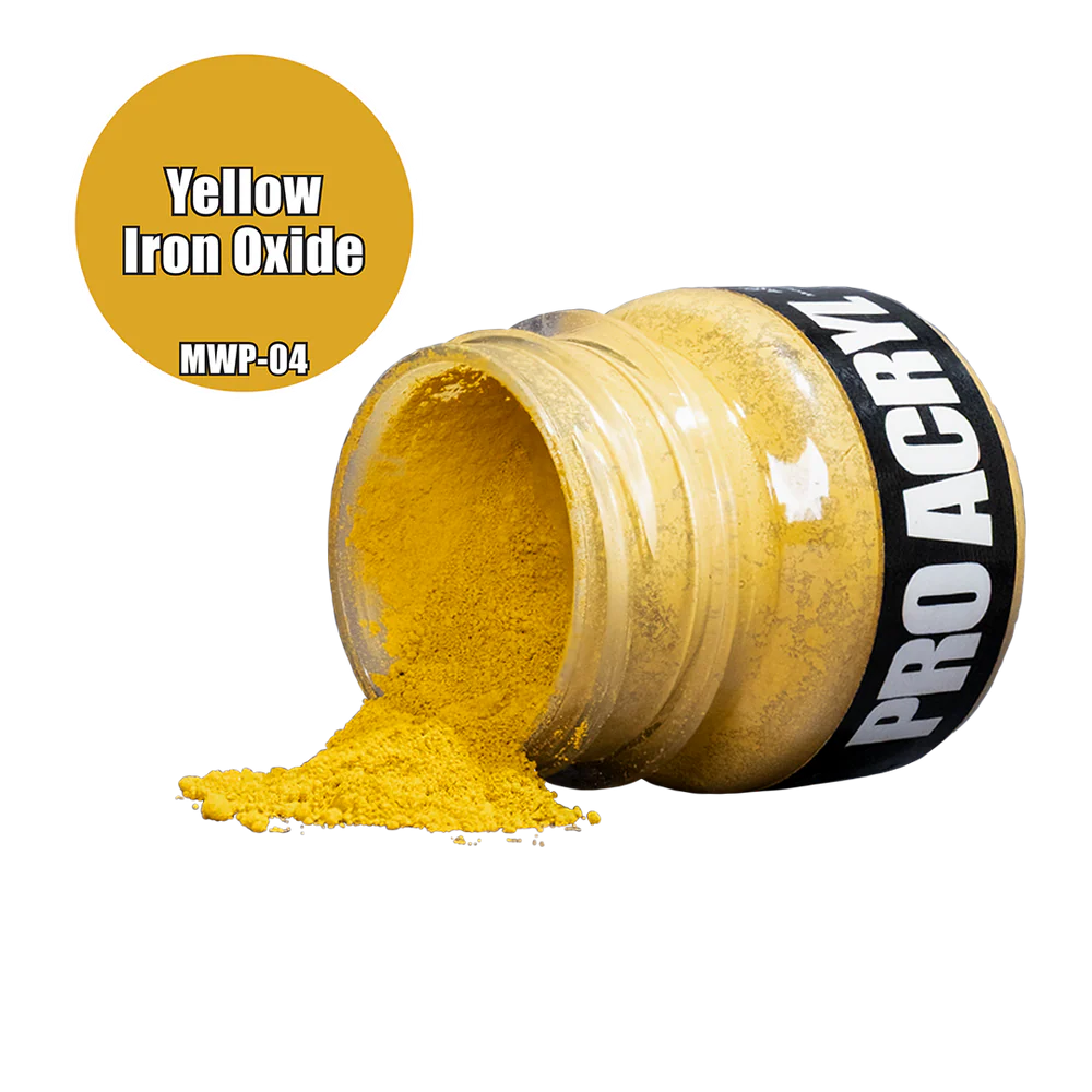 PRO ACRYL WEATHERING PIGMENT YELLOW IRON OXIDE