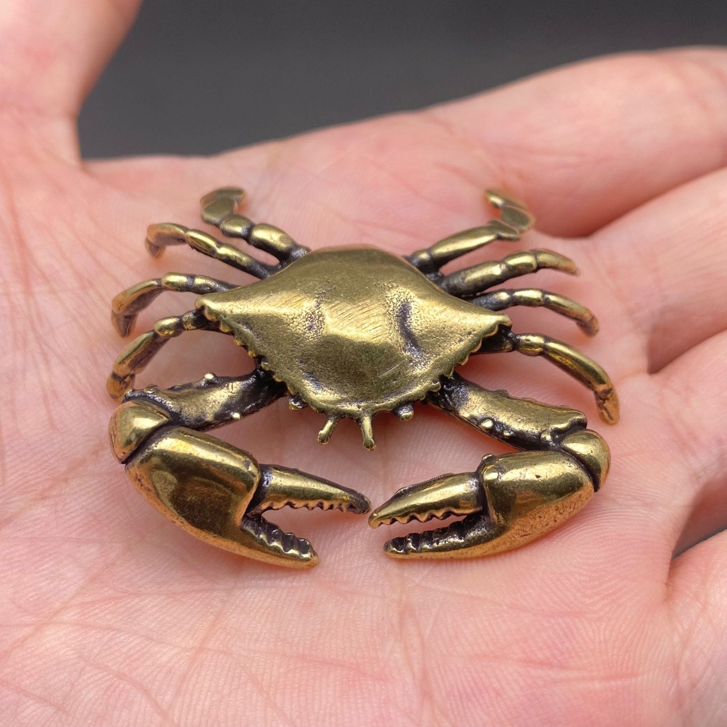 MINIATURE BRASS CRAB