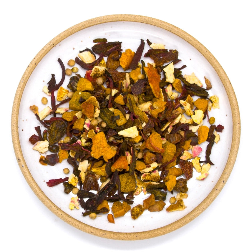 WILD & TEA TROPICAL TURMERIC FRUIT TEA 3oz