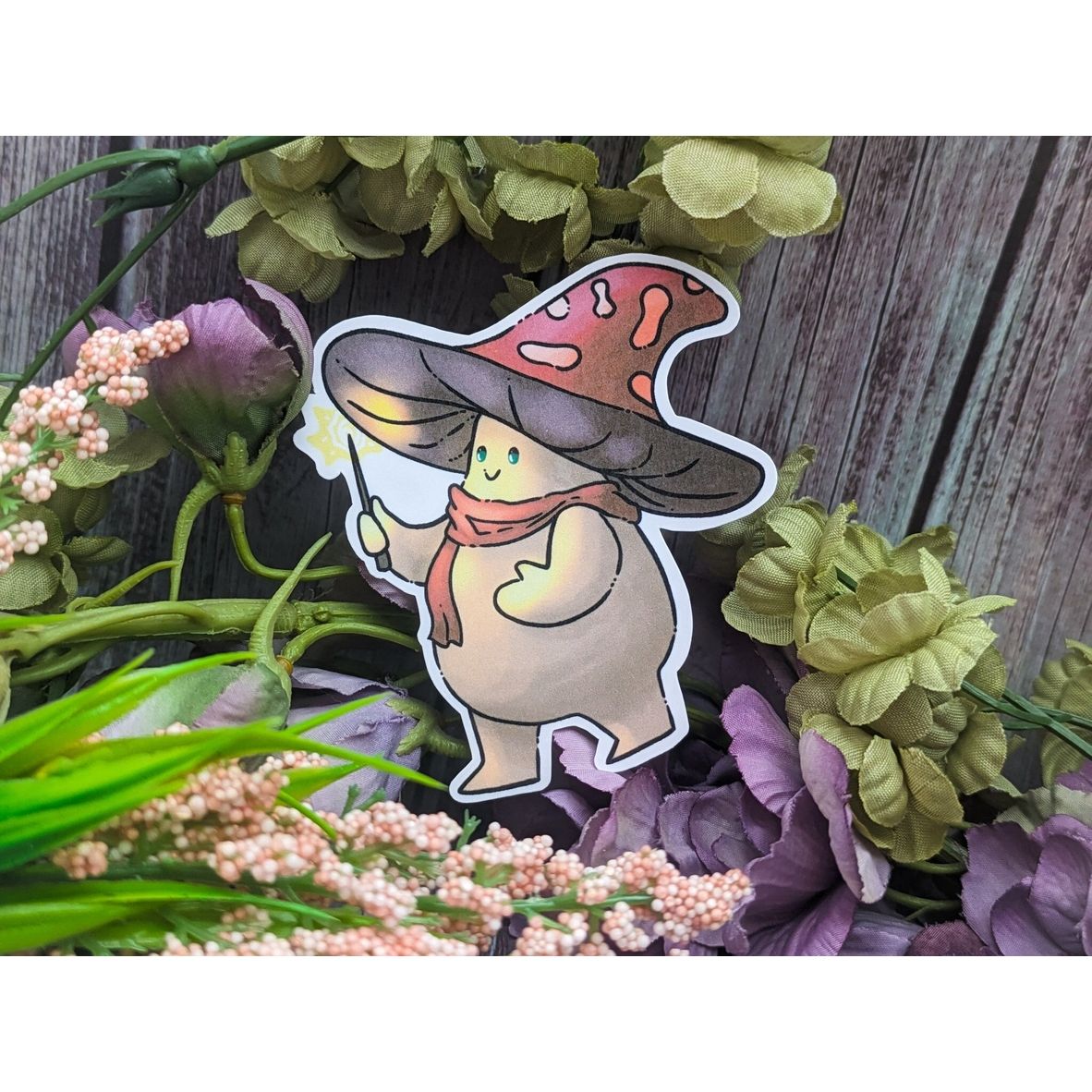 MUSHROOM WIZARD STICKER
