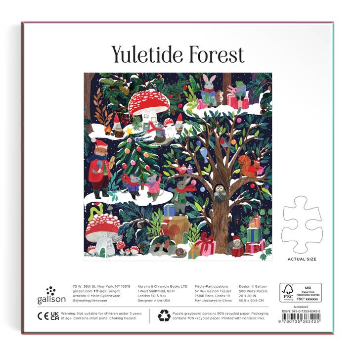 YULETIDE FOREST 500PC PUZZLE