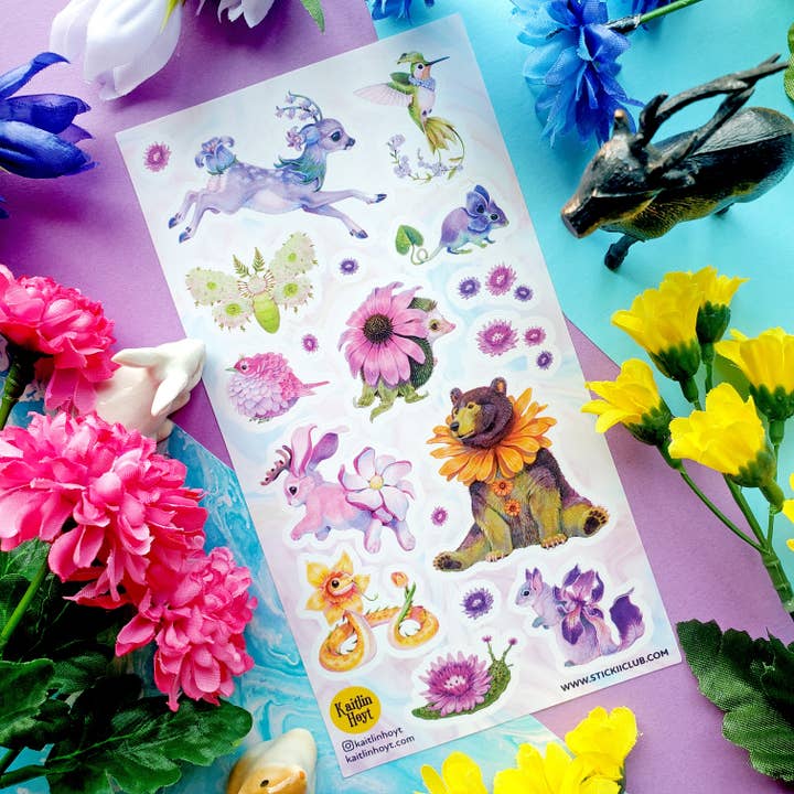FLEURLINGS STICKER SHEET