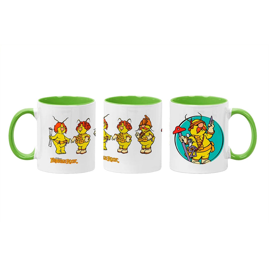 FRAGGLE ROCK DOOZER COLORED MUG (GREEN)