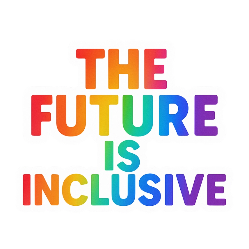THE FUTURE IS INCLUSIVE STICKER