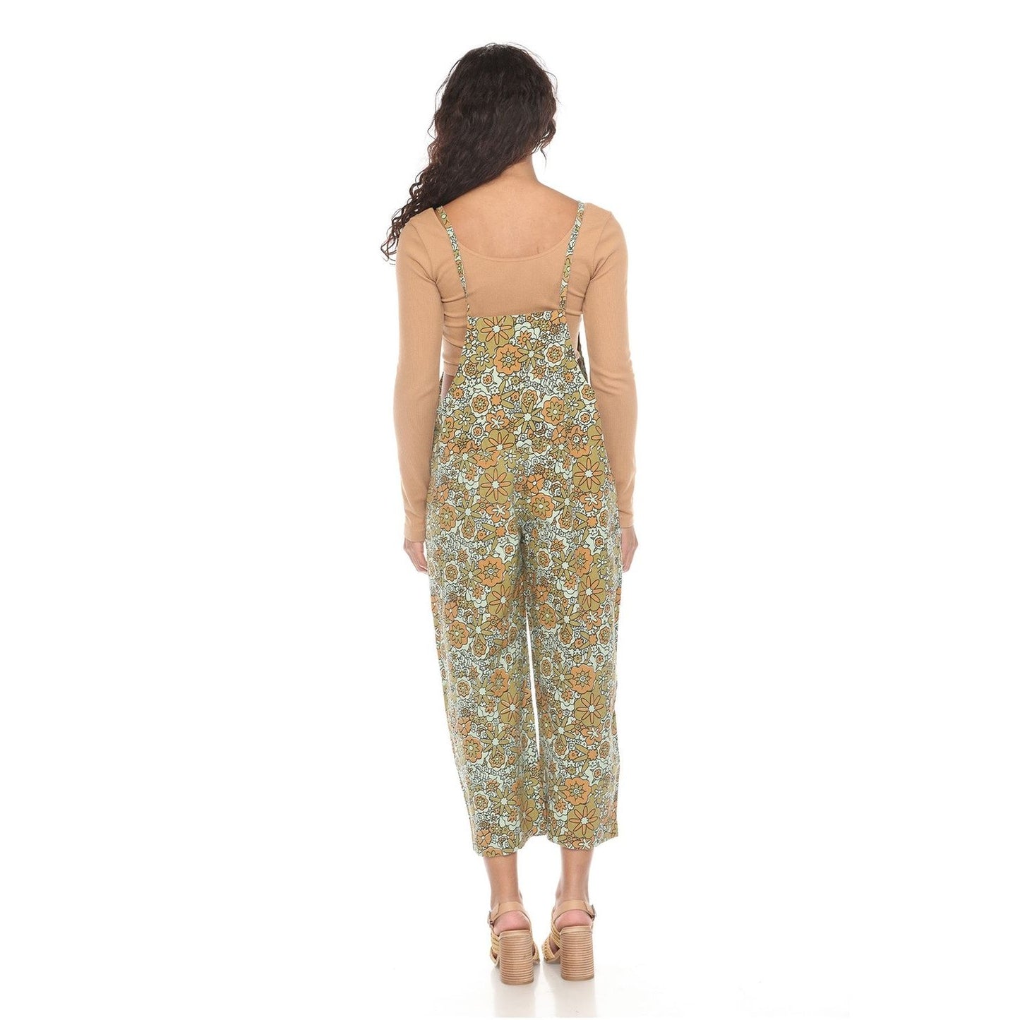FLOWER POWER OVERSIZED OVERALLS