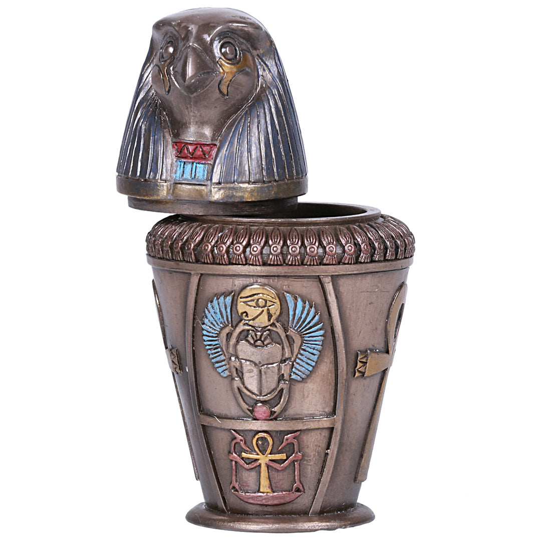 EGYPTIAN CANOPIC JAR QEBEHSENUF