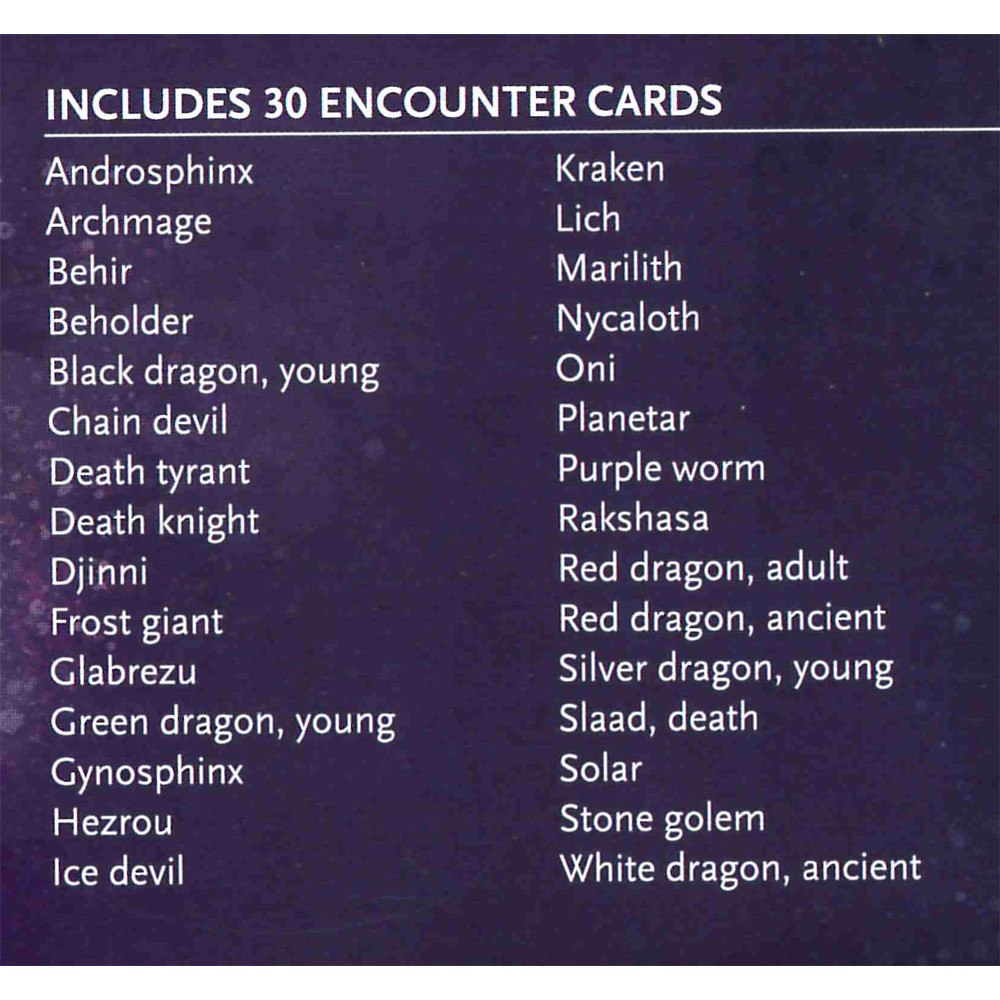 BEADLE & GRIMM ENCOUNTER CARDS 7+ SET 1