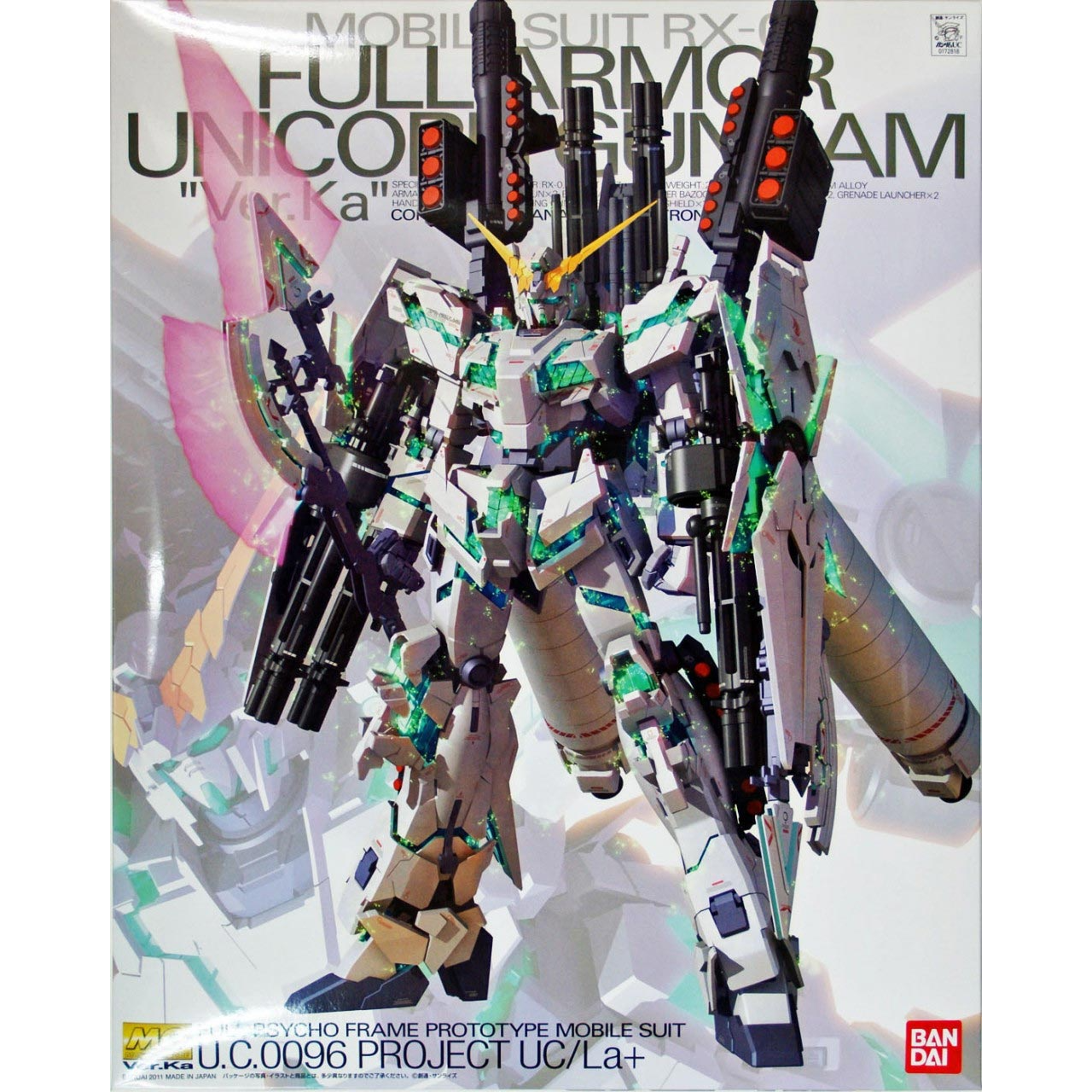 UNICORN GUNDAM RX-0 FULL ARMOR (VER. KA) "GUNDAM UC" MASTER GRADE