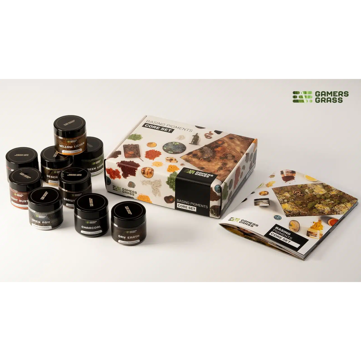 GAMERS GRASS BASING PIGMENTS CORE SET