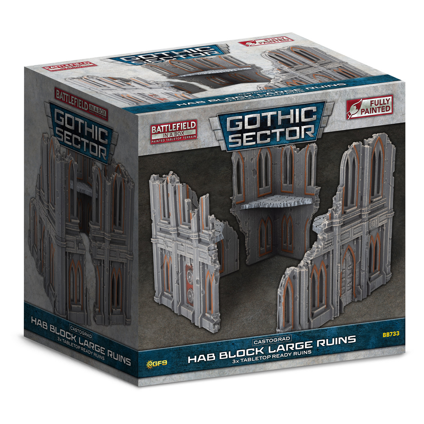 GOTHIC SECTOR CASTOGRAD: HAB BLOCK BIG RUINS