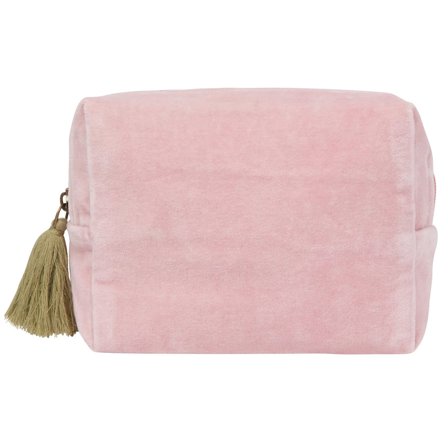 GARDENLAND EMBROIDERED VELVET POUCH BY DANICA STUDIO