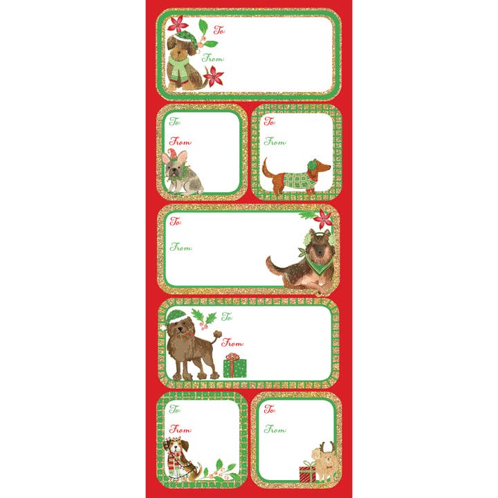 HOLIDAY CANINE GIFT LABELS