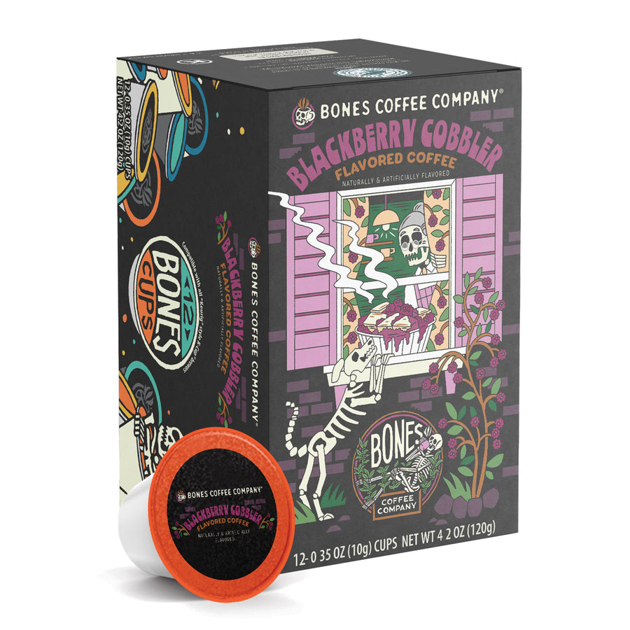 BONES COFFEE BLACKBERRY COBBLER 12CT CUPS