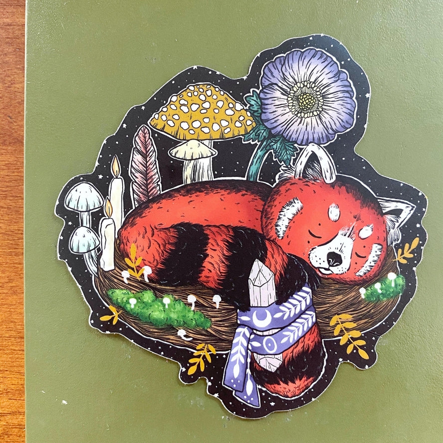 MAGIC RED PANDA STICKER