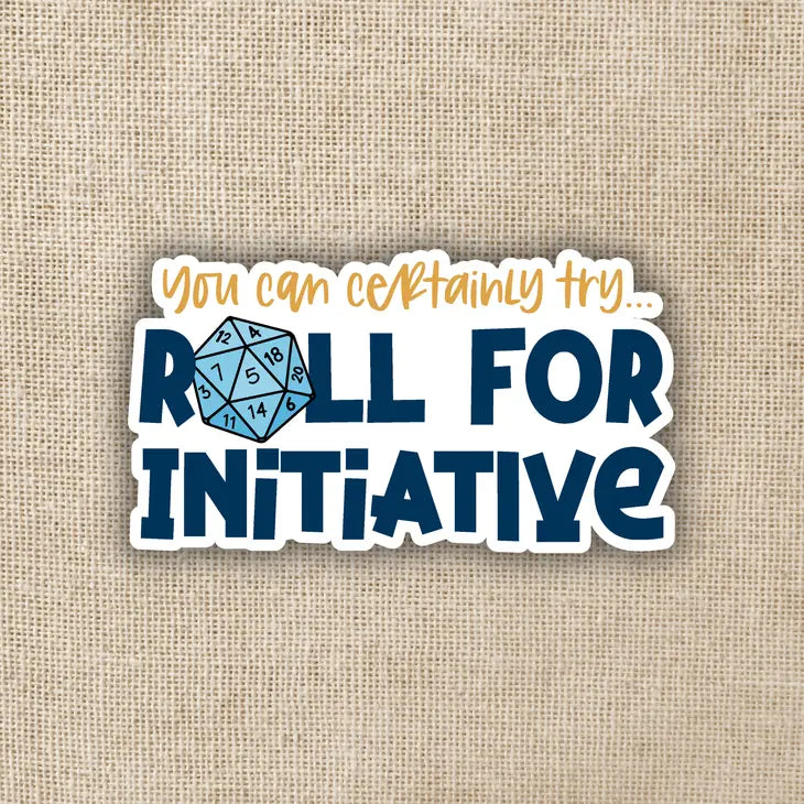 ROLL FOR INITIATIVE STICKER