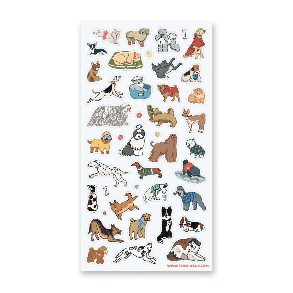 PAWSOME PUPS STICKER SHEET