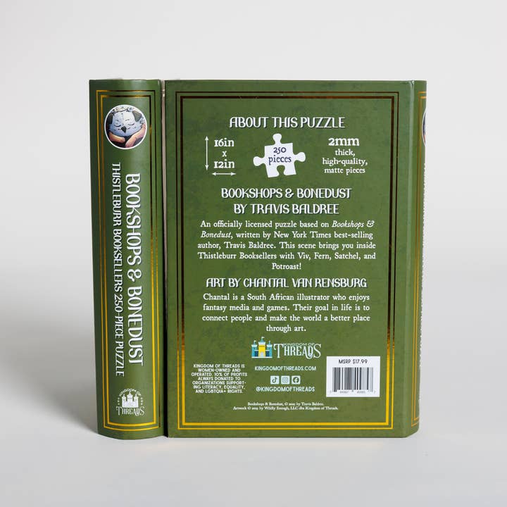 THISTLEBURR BOOKSELLERS: BOOKSHOPS AND BONEDUST 250PC PUZZLE