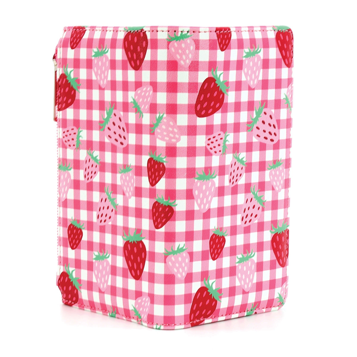 STRAWBERRY GINGHAM WALLET