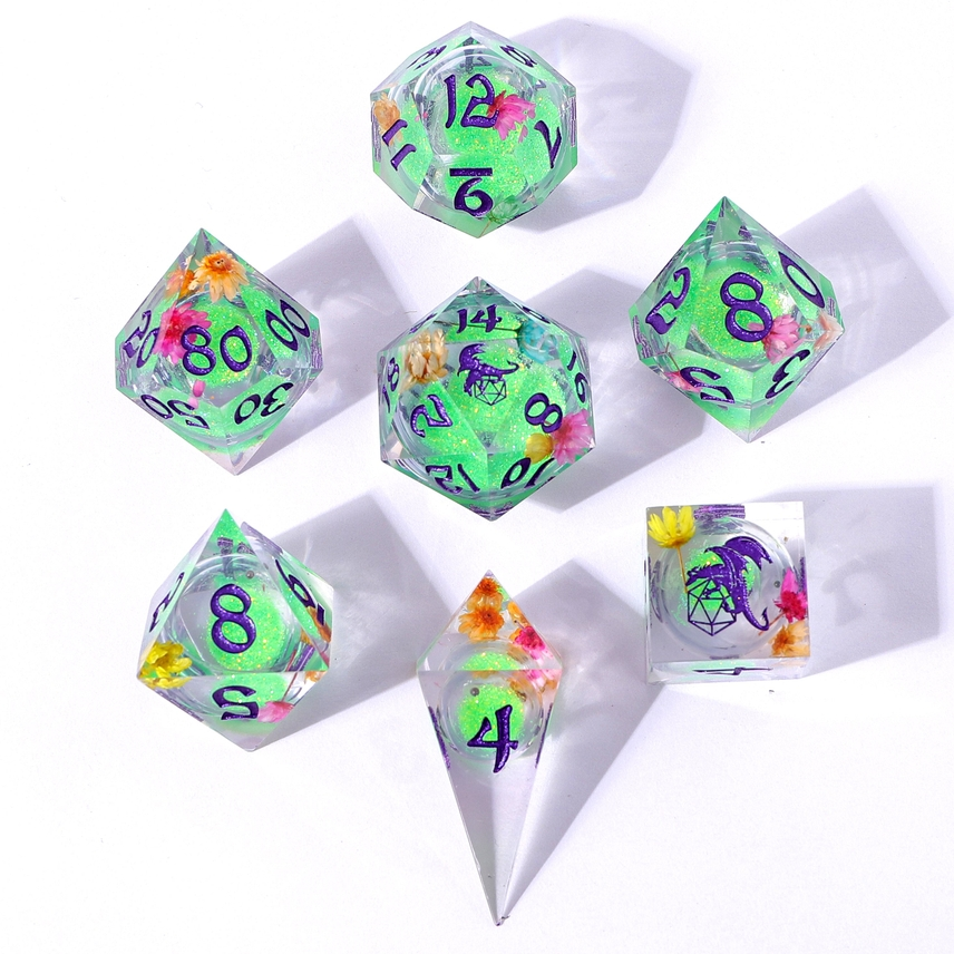 ETHEREAL FIELDS: CAPTURED MAGIC LIQUID CORE DICE SET