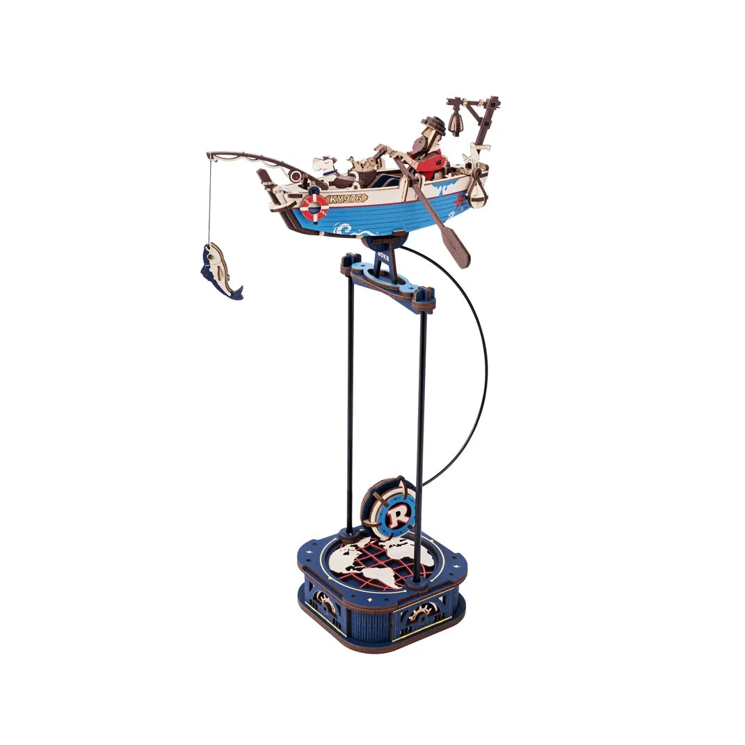 OCEAN FISHER GRAVITY SWING 3D WOODEN PUZZLE KIT