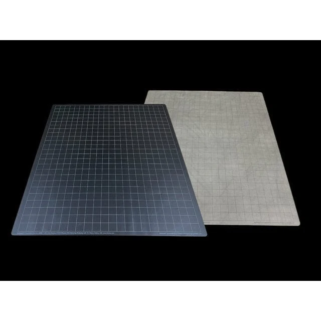 CHESSEX BATTLEMAT 1" SQ BLACK/GREY