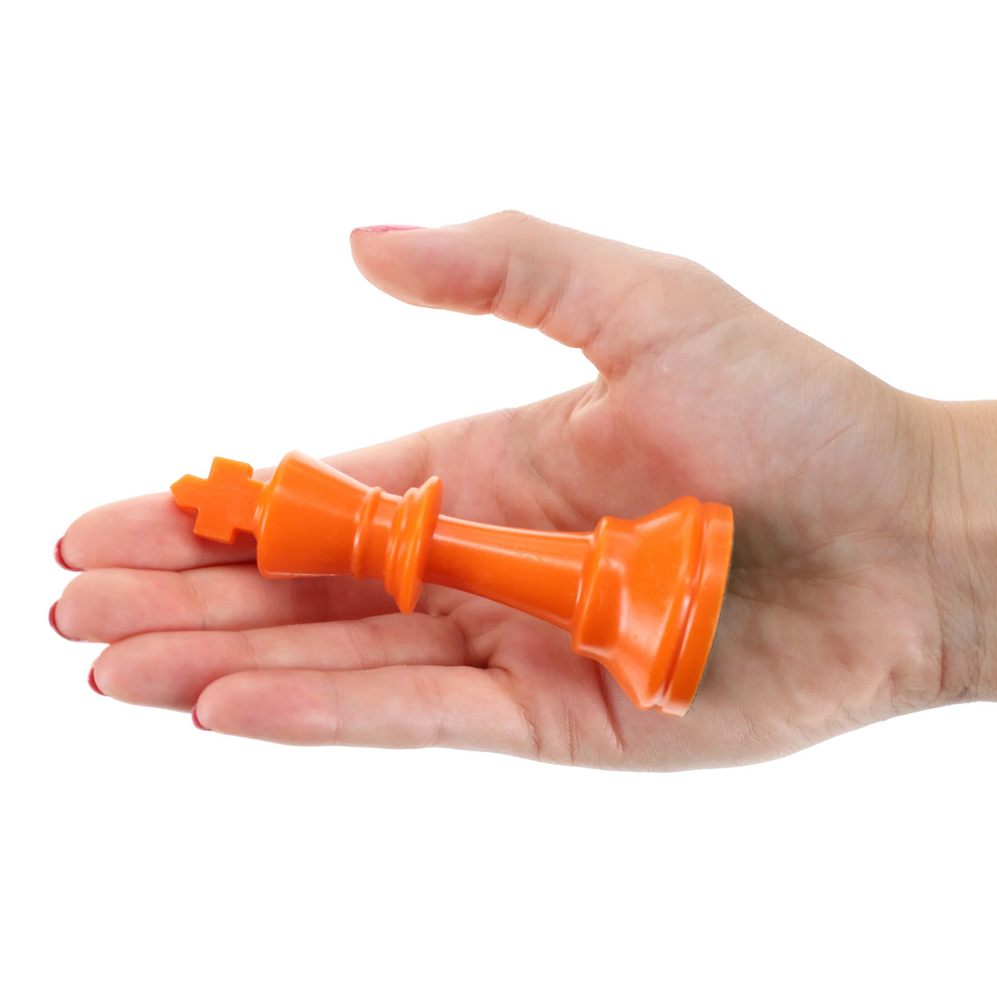 PLASTIC CHESSMEN 3.75": ORANGE