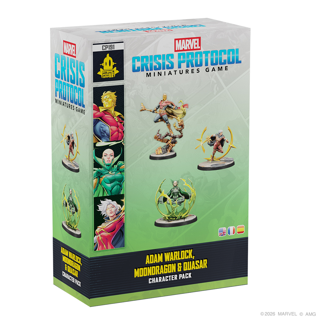 MARVEL CRISIS PROTOCOL - ADAM WARLOCK, MOONDRAGON, & QUASAR