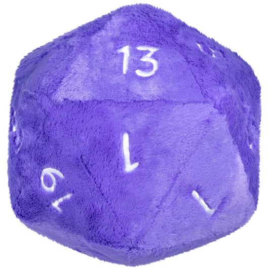 SQUISHABLE PURPLE D20 DICE