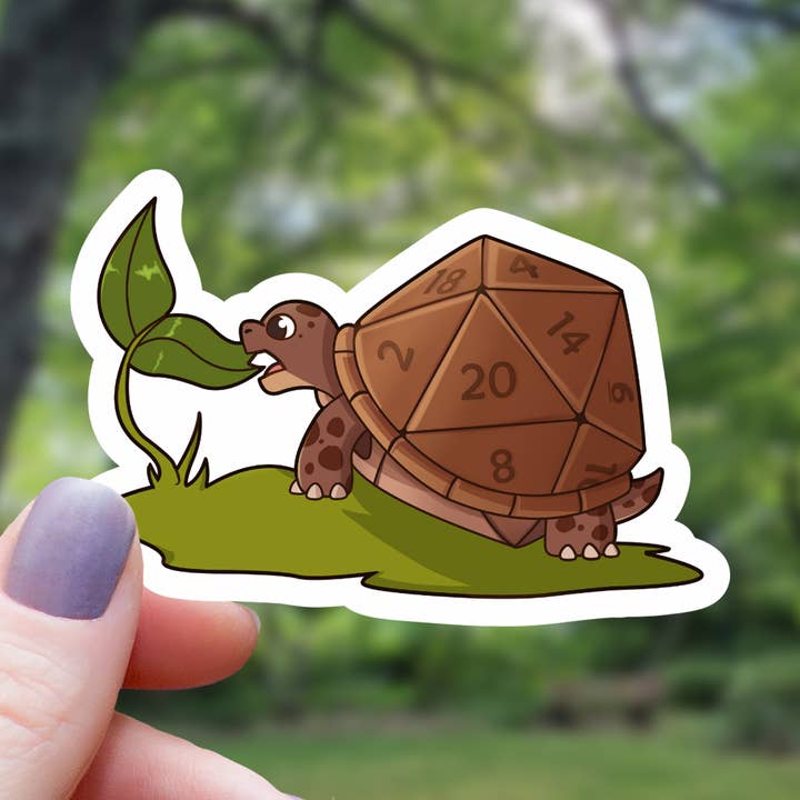 POLYHEDRAL TURTLE STICKER