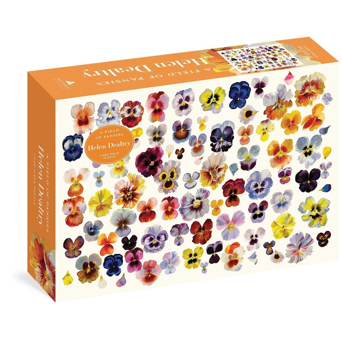 A FIELD OF PANSIES 1000PC PUZZLE