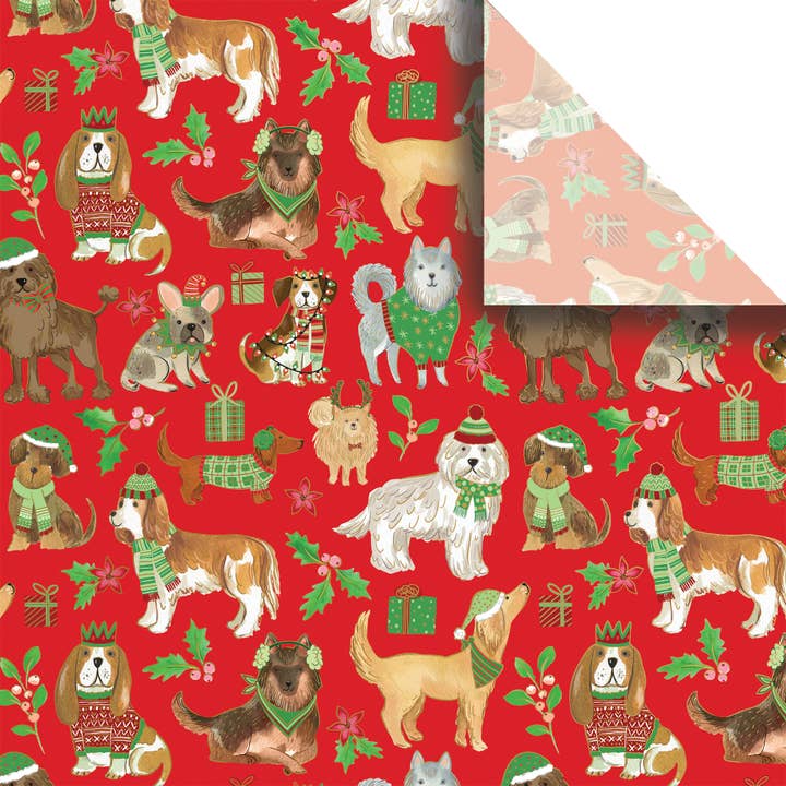 HOLIDAY CANINE TISSUE PAPER