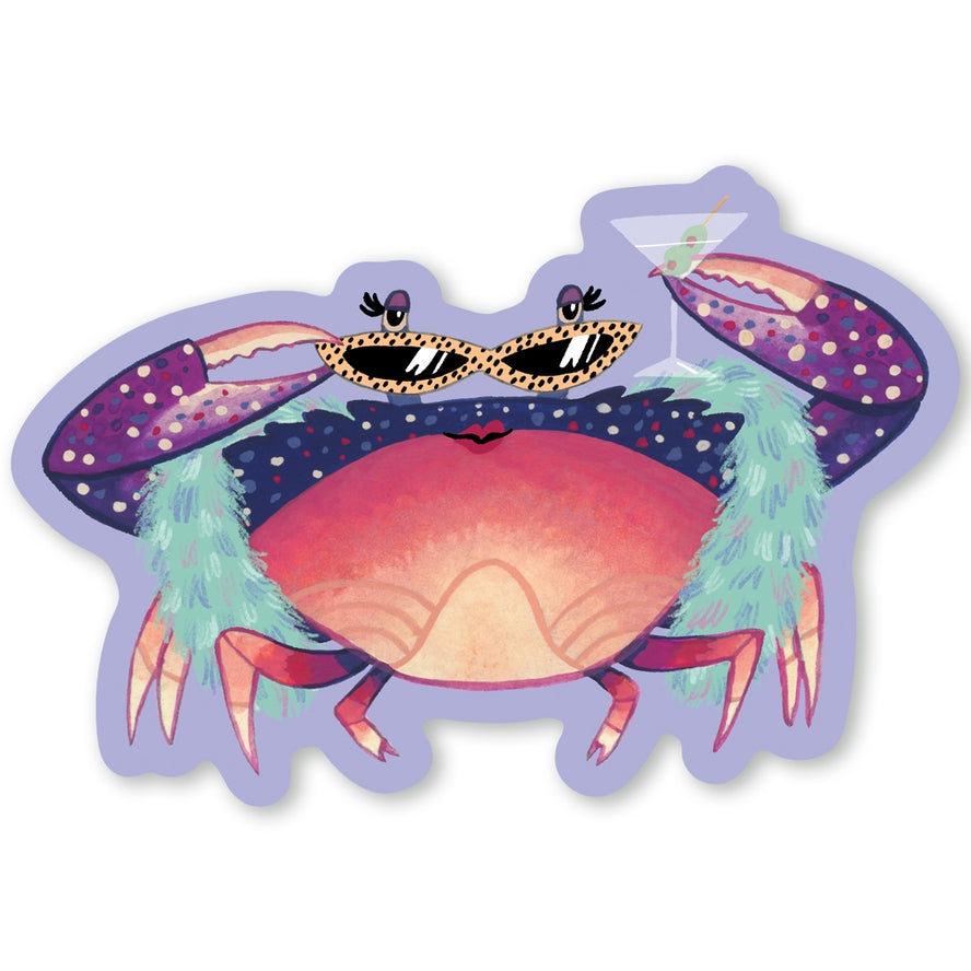 SASSY CRAB STICKER