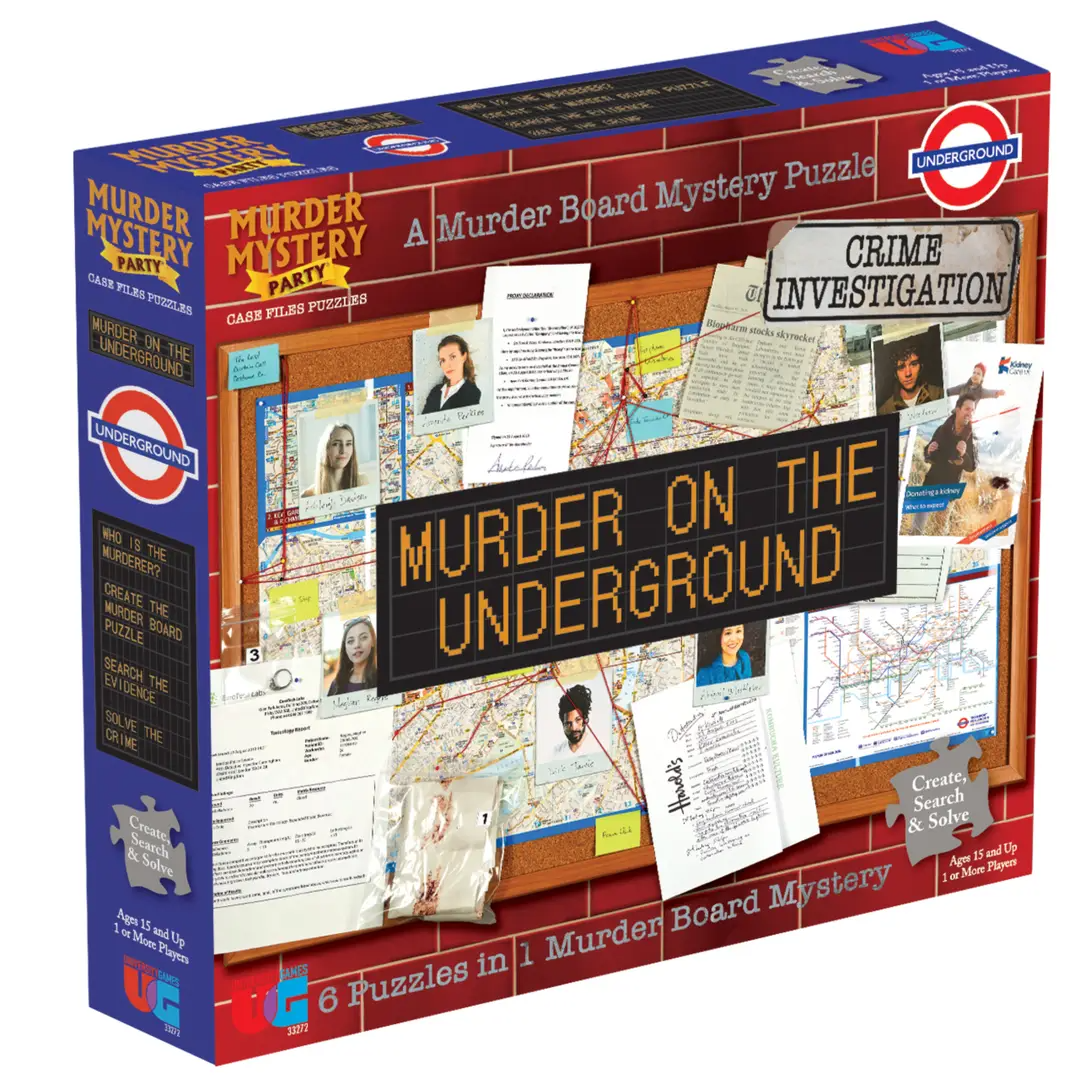 CASE FILE PUZZLE MURDER ON THE UNDERGROUND