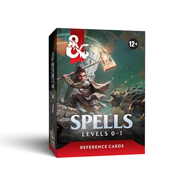 D&D REFERENCE CARDS: SPELLS TROVE LEVELS 0-1