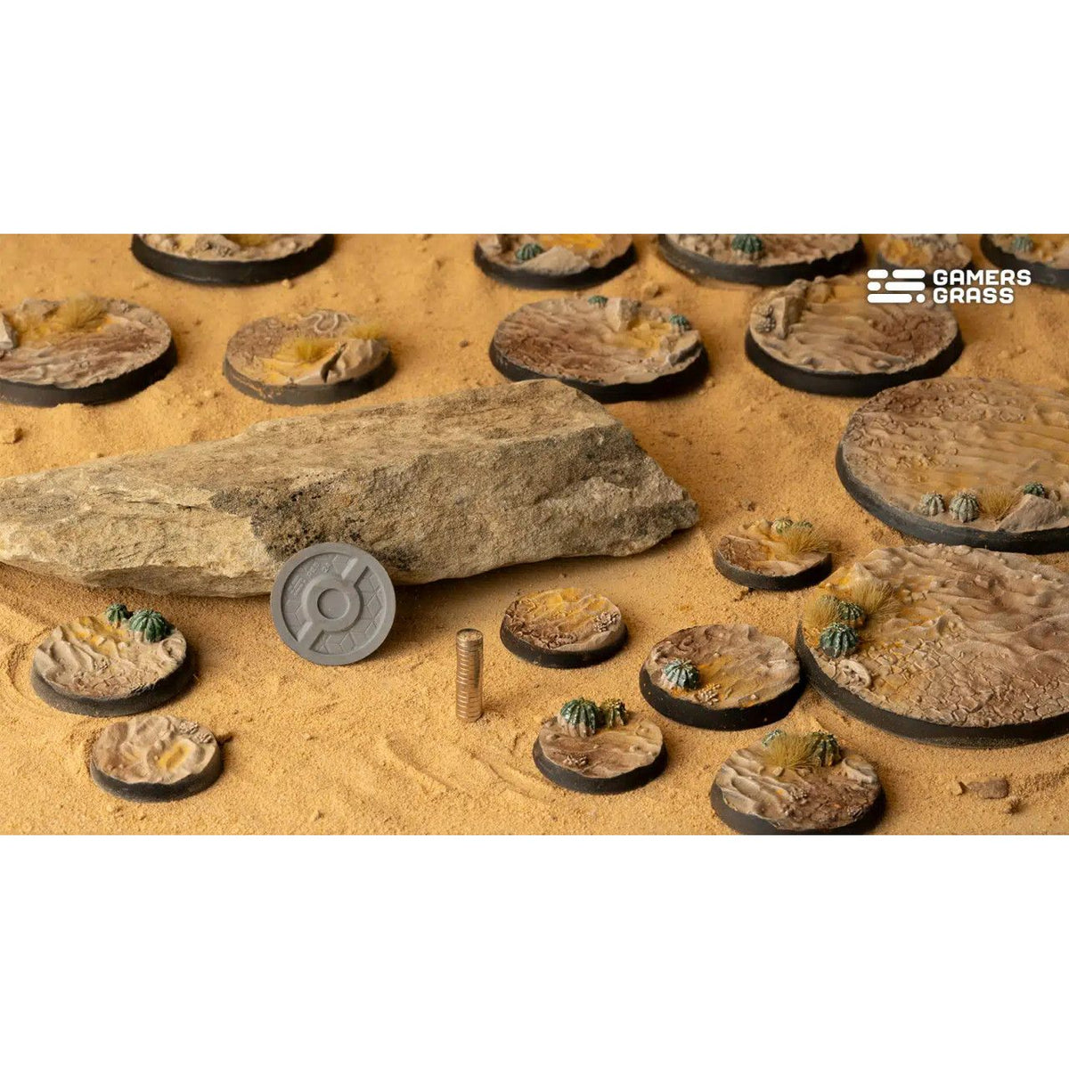 DESERTS OF MAAHL BASES 25MM ROUND