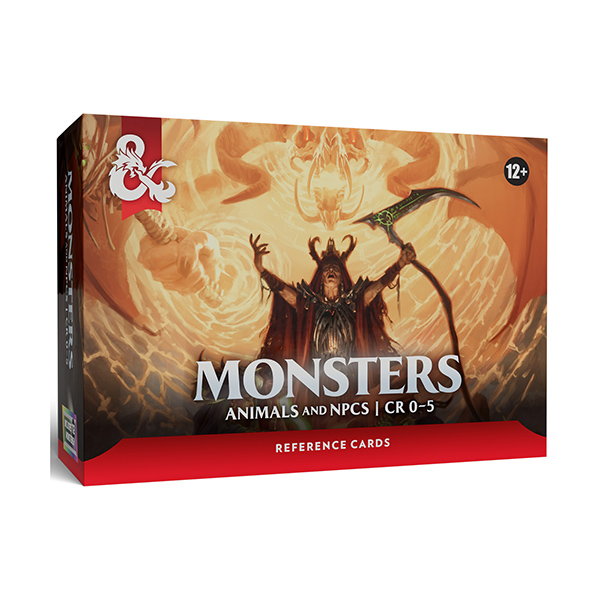 D&D REFERENCE CARDS: MONSTERS TROVE: ANIMALS & NPCs