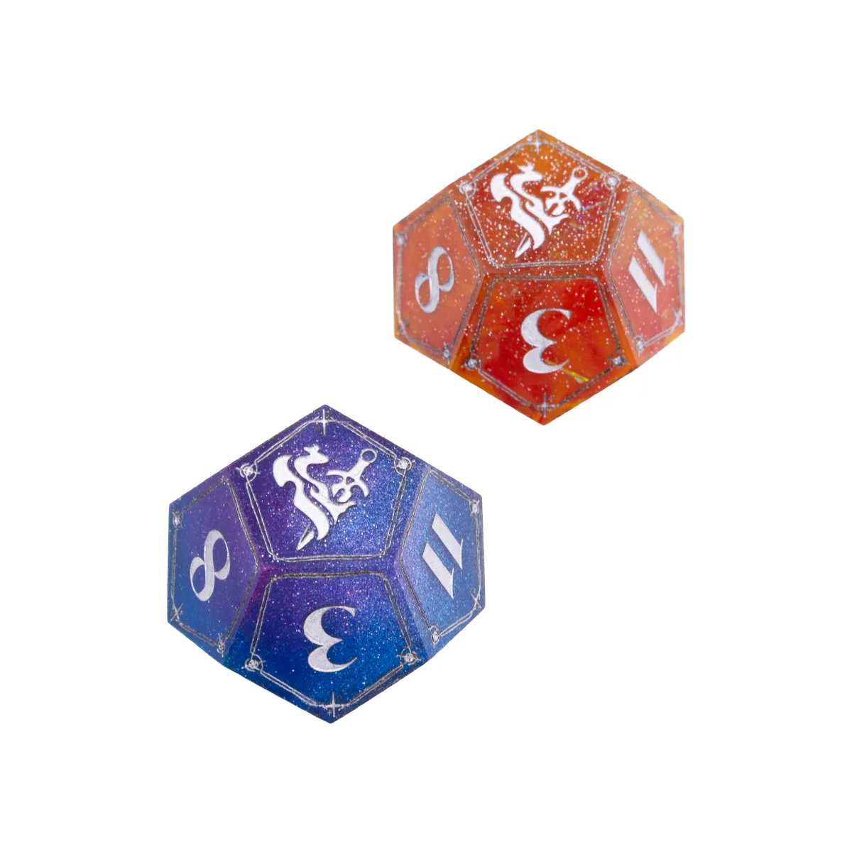 DAGGERHEART OVERSIZED HOPE & FEAR DICE SET
