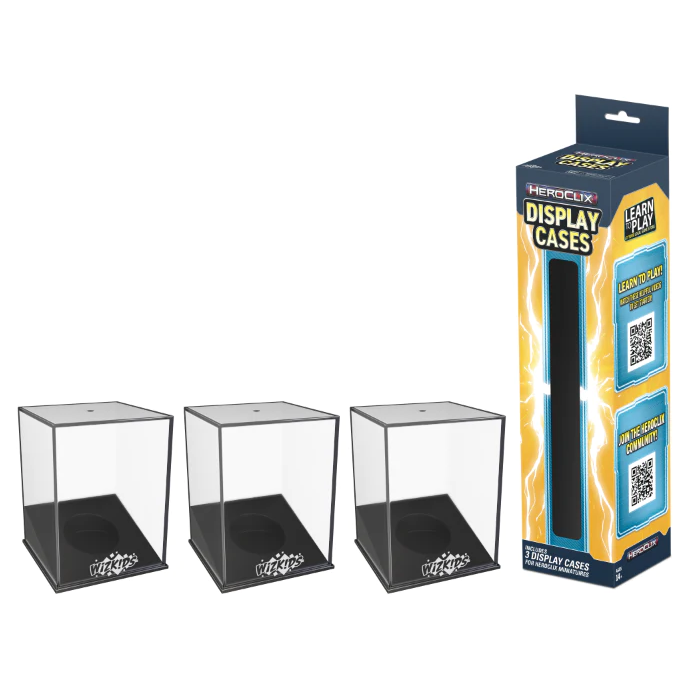 HEROCLIX SINGLE FIGURE DISPLAY (3)