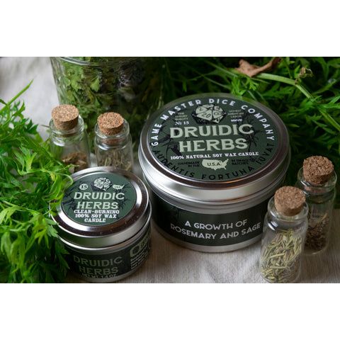 DRUIDIC HERBS 8oz GAMING CANDLE