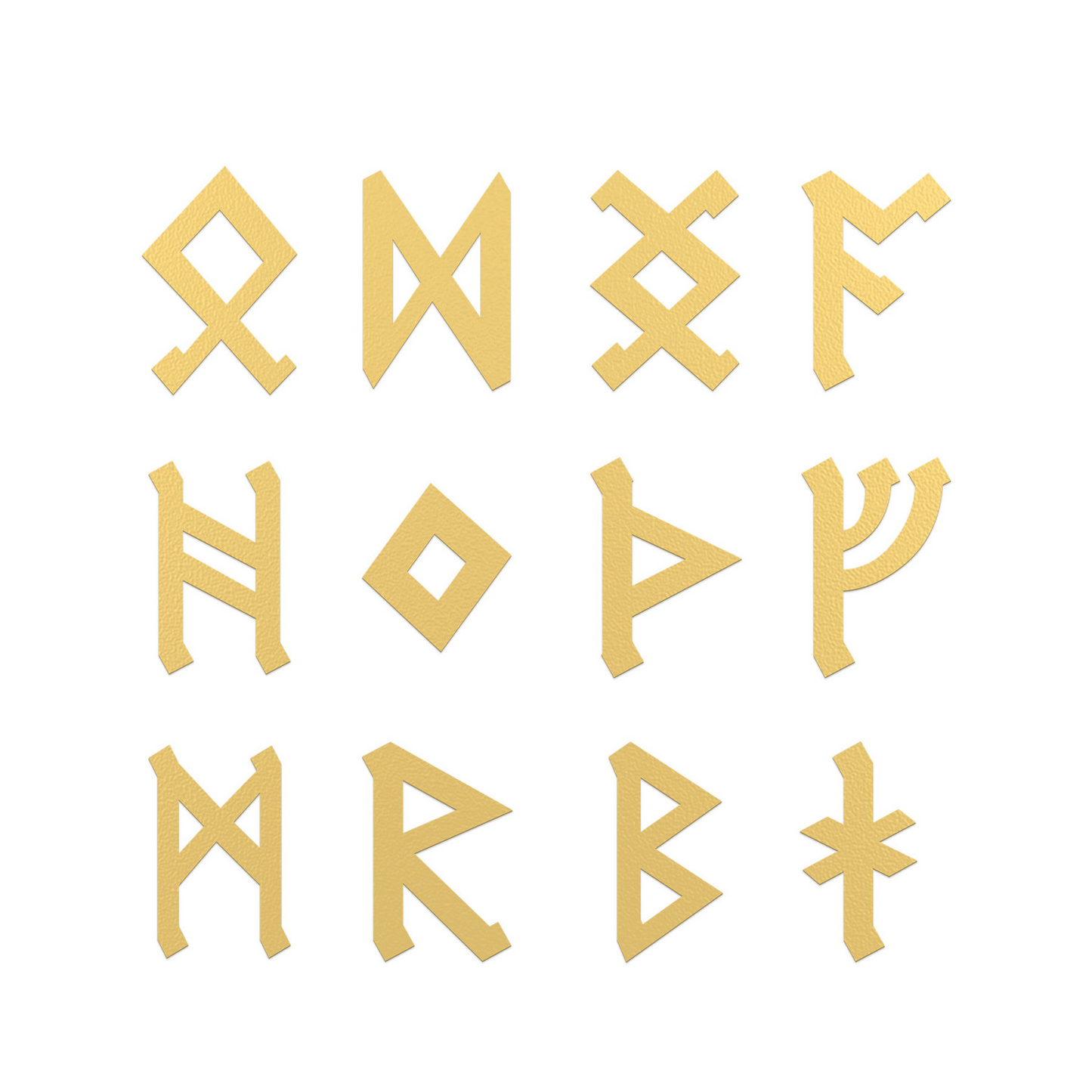 BRASS DWARVEN SYMBOLS