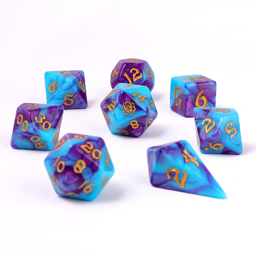 BANSHEE'S WAIL 8PC RPG DICE SET